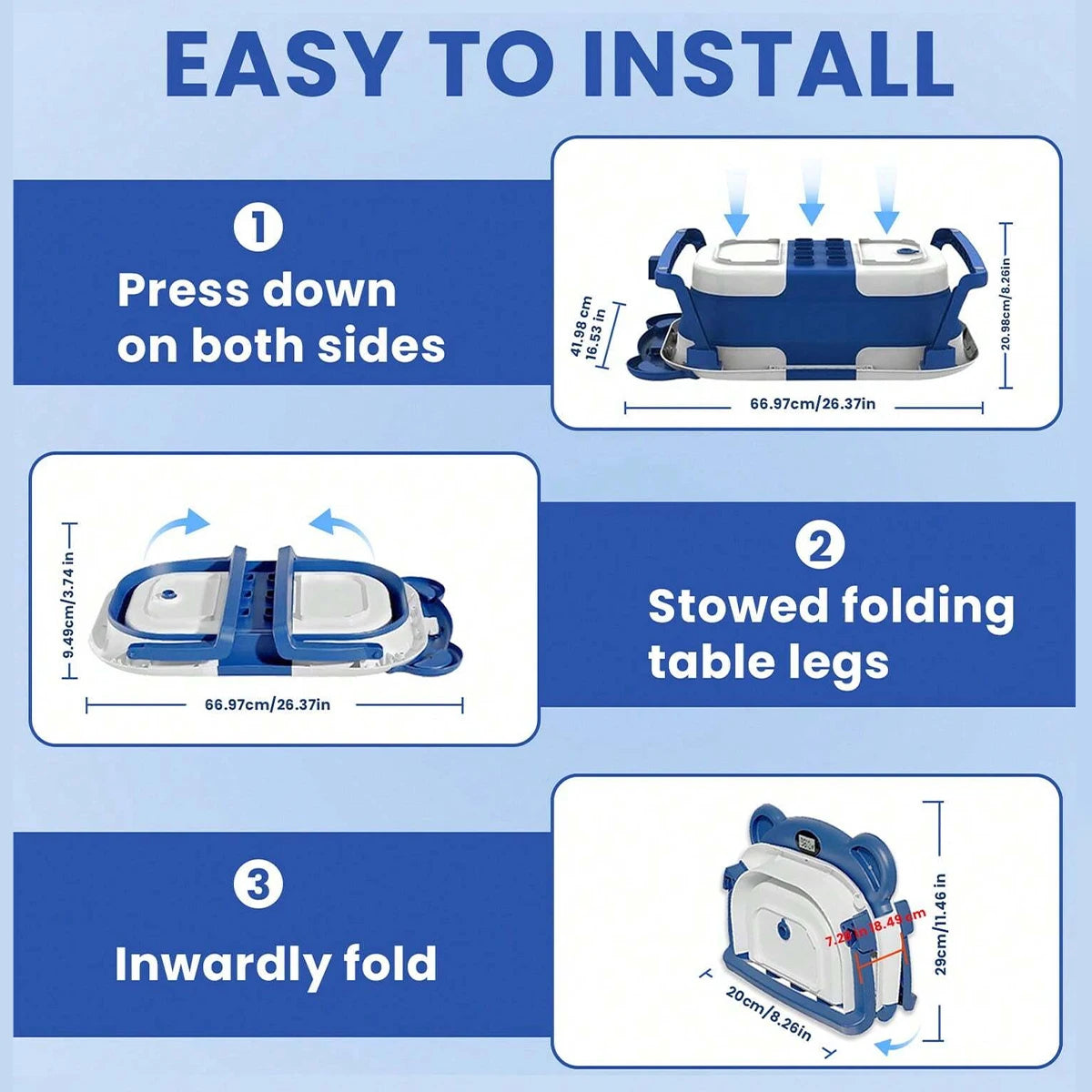High Concerned Folding Baby Bathtub Thermometer Cushion