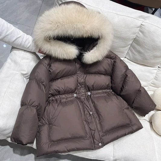 Guangdong CN Girls Hooded Down Cotton Jacket Winter Outerwear Age 1 To 3 Years