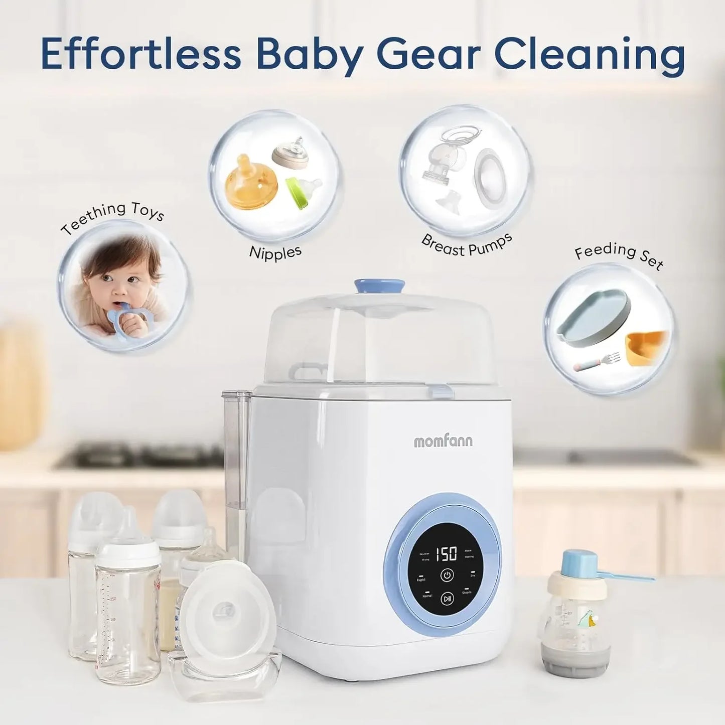 Hign-concerned 4 In 1 Baby Bottle Washer Sterilizer Dryer