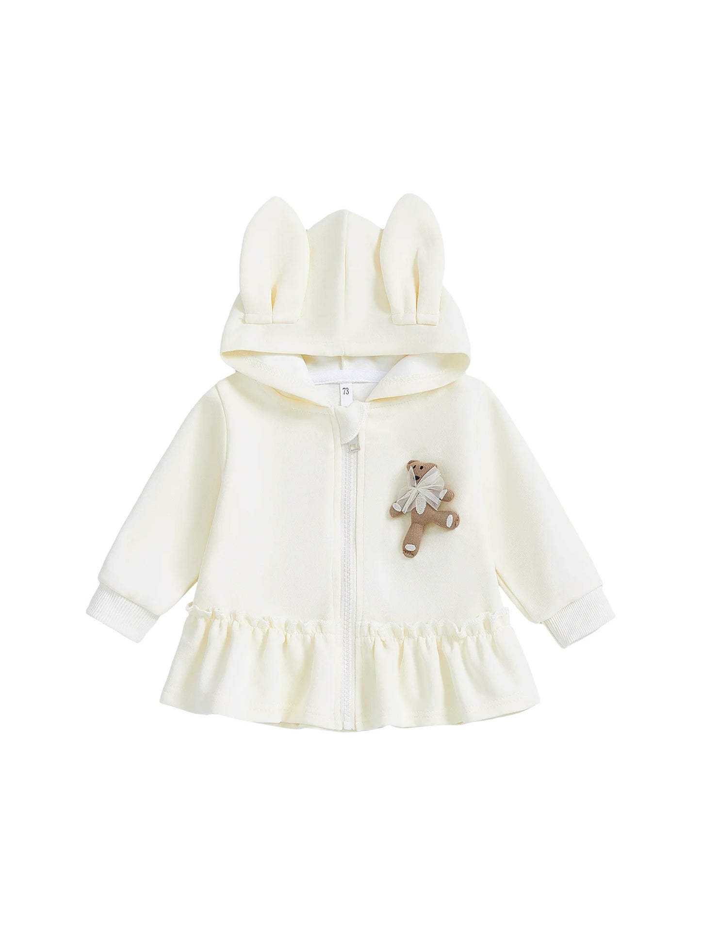 Guangdong Adorable Toddler Winter Coat With Faux Fur Hood Pom Pom Details Unisex Warm Jacket