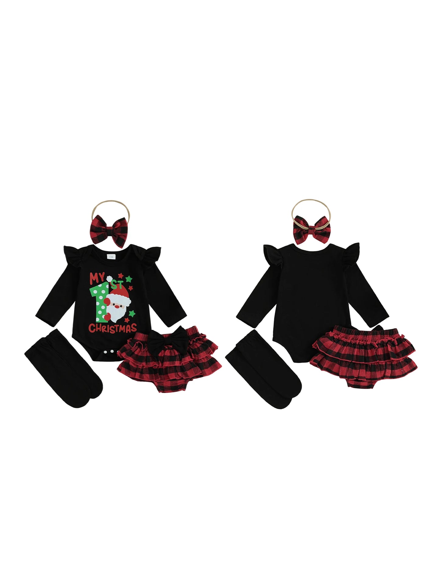Toddler Girls Winter Outfit Set Dress Leggings Headband Boots