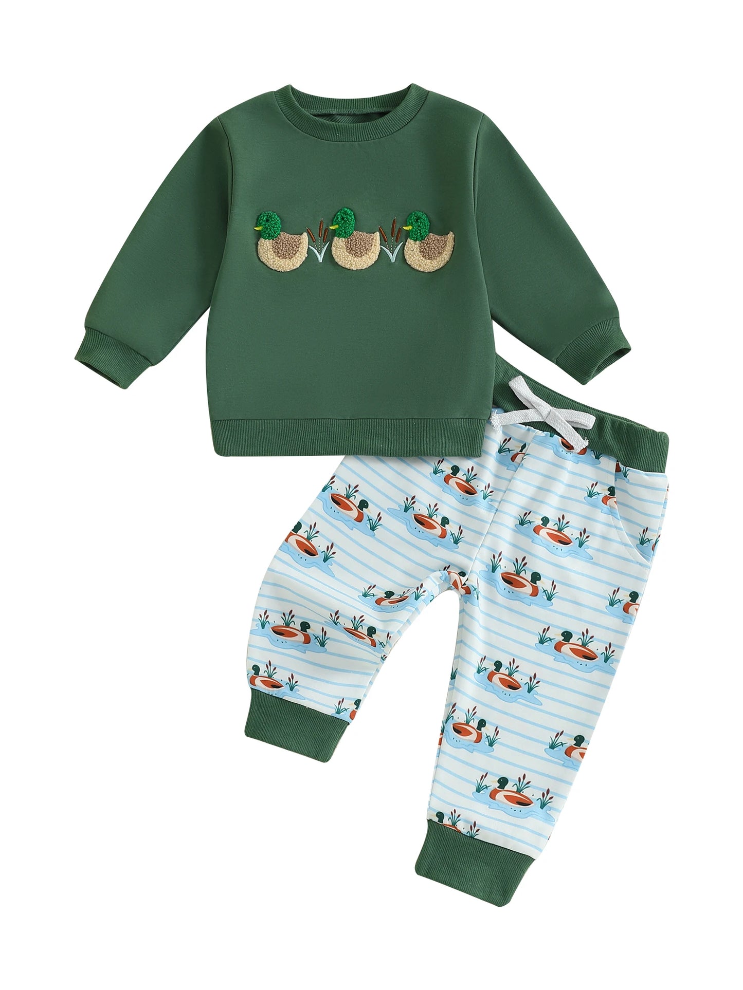 CN Guangdong Dinosaur Hooded Sweatshirt Set For Toddlers