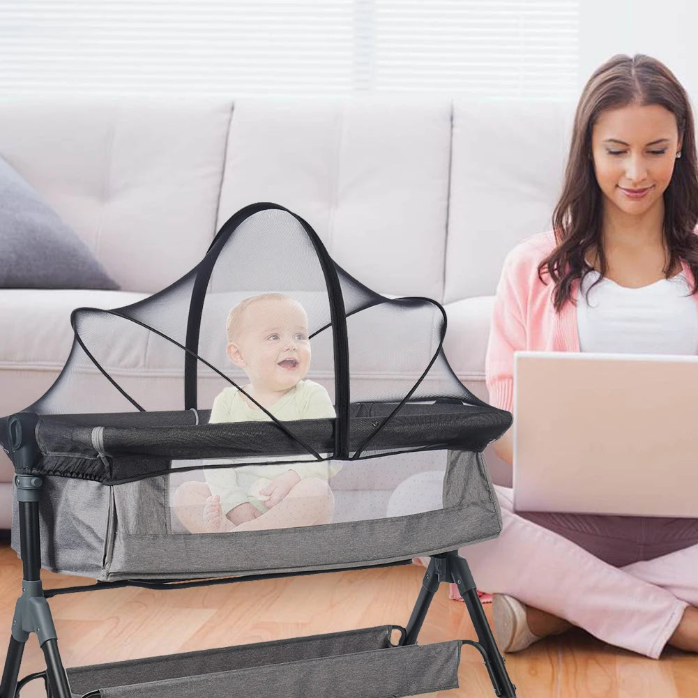 Foldable Mosquito Net For Baby Crib Keeps Cats Out