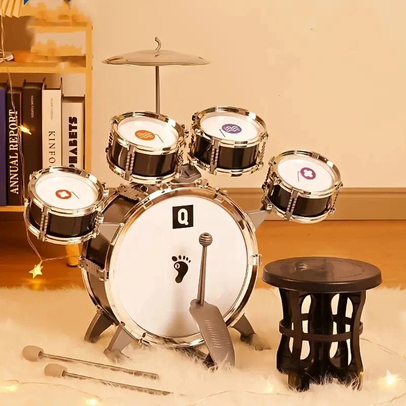 Children Drum Set Toy For Practice Percussion And Fun