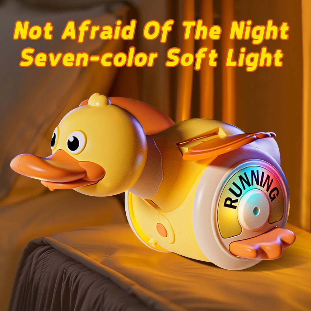 GGbell Duck Crawling Toy With Light And Music For Baby