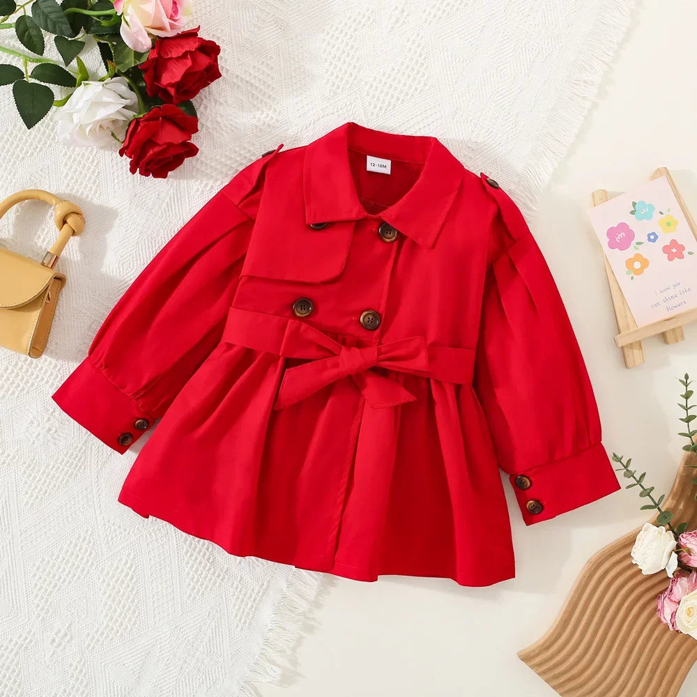 Zhejiang CN Trench Coat For Girls Spring Casual Outerwear