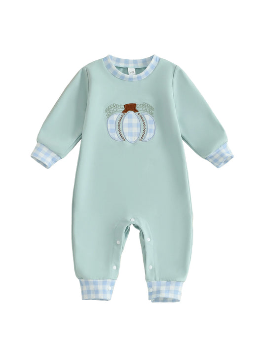 Unisex Hooded Baby Romper With Cartoon Animal Print