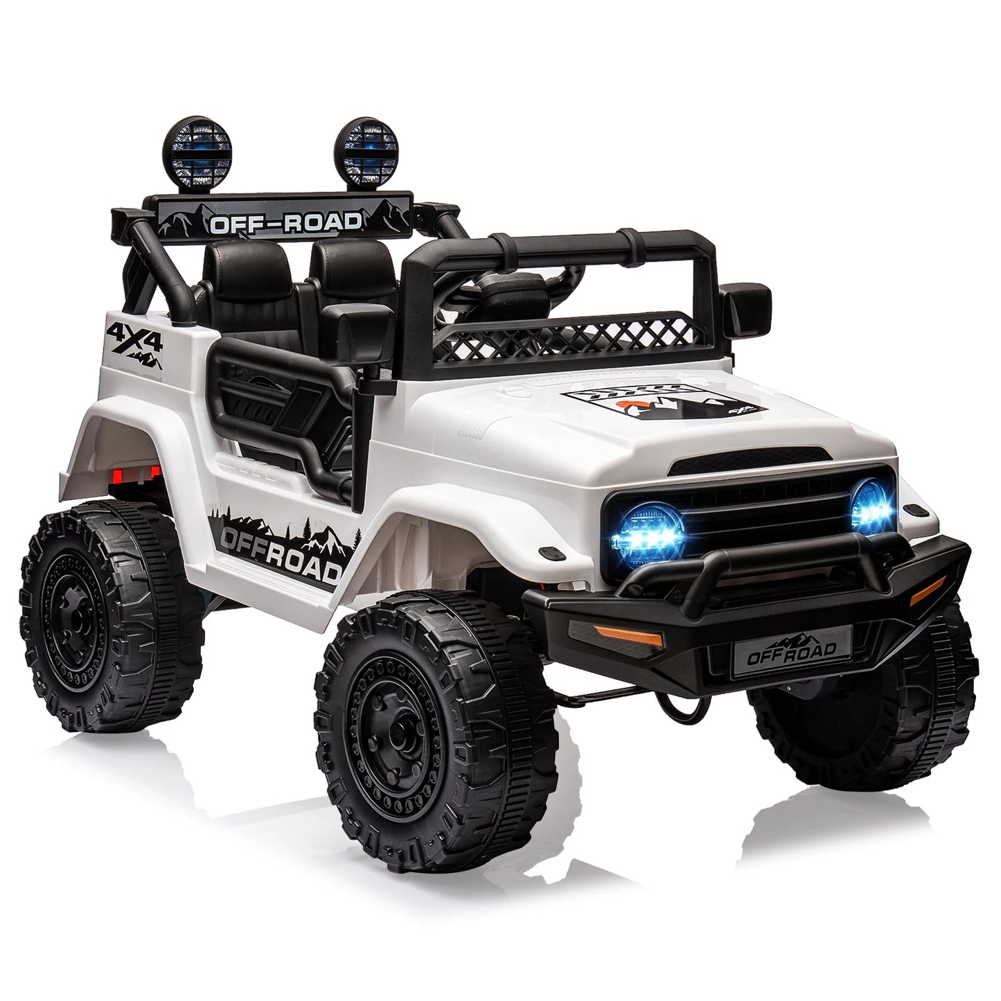 Electronic 12V Ride On Truck With Remote Bluetooth Lights