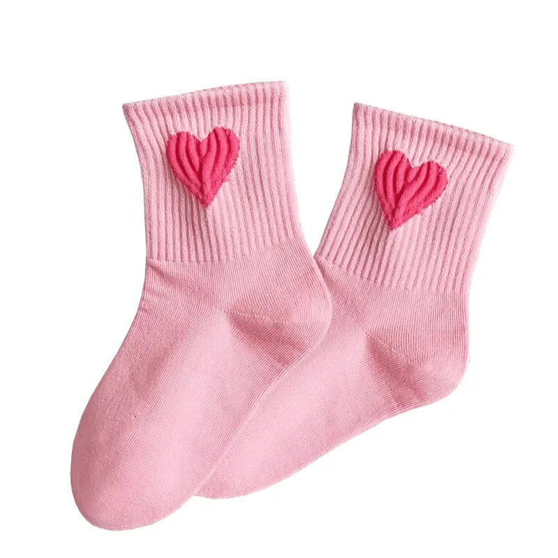 Macroupta Baby Socks Breathable Heart Pattern Girls Kids