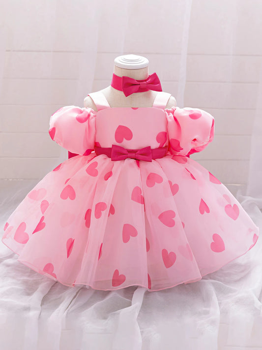 Guangdong Infant Girl Floral Lace Tutu Dress Set With Shoes