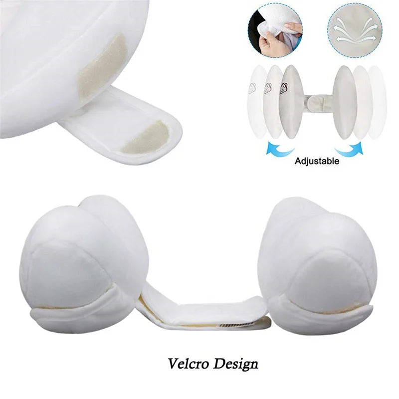 Infant Stroller Neck Pillow Cartoon Flower Baby Car Seat Protector