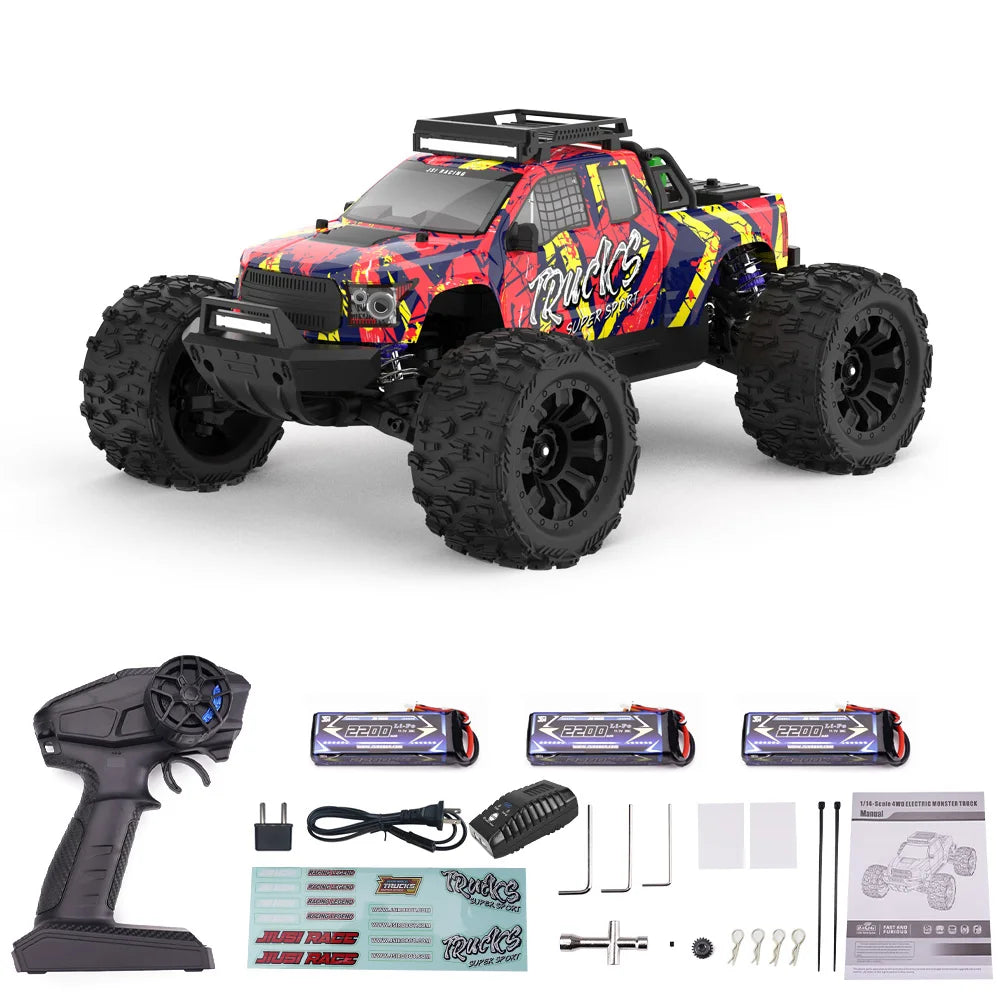 JIUSICE PT14R V3 RC Offroad Brushless Truck High Speed