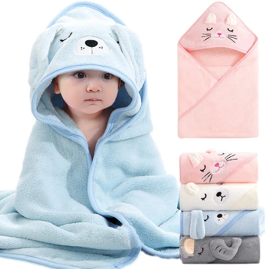 Guizhou Zhejiang Cartoon Animal Hooded Baby Bath Towel