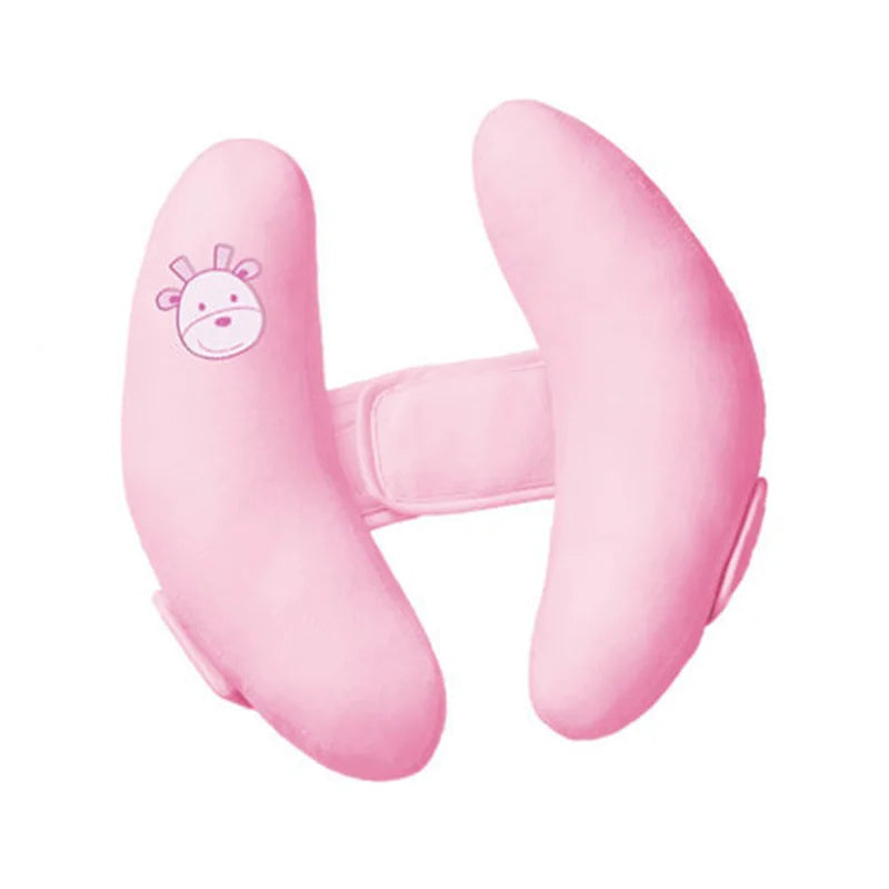 Infant Stroller Neck Pillow Cartoon Flower Baby Car Seat Protector