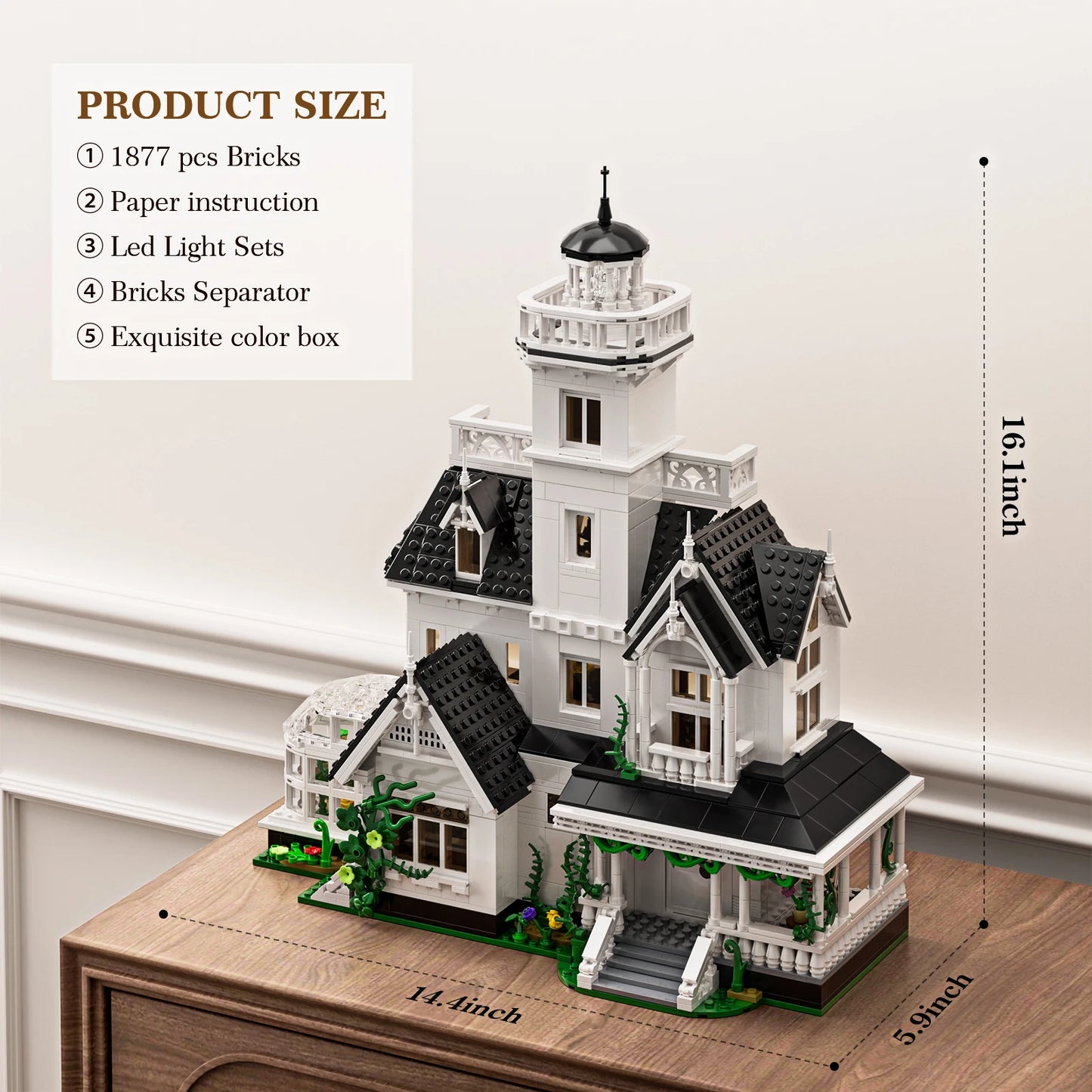 Owens House Building Block Set Architecture Model for Adults Gift