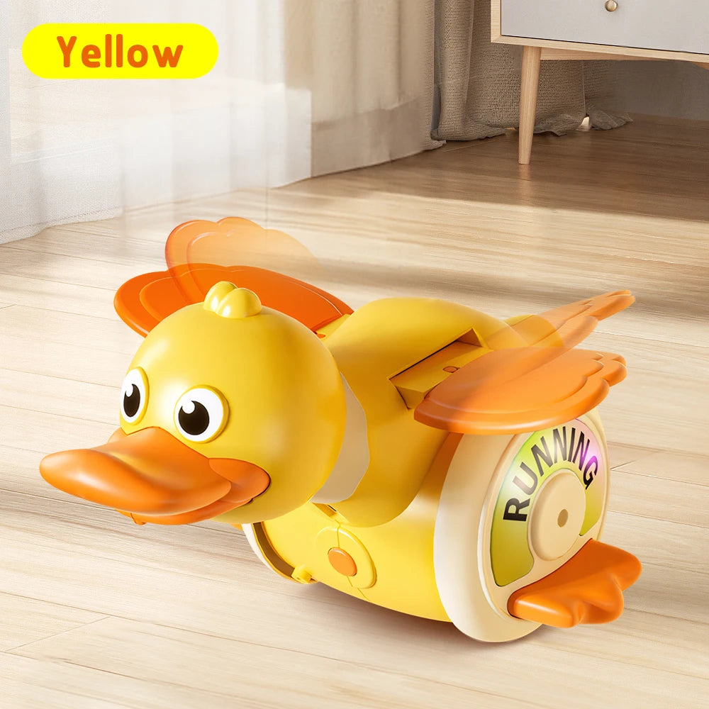 GGbell Duck Crawling Toy With Light And Music For Baby