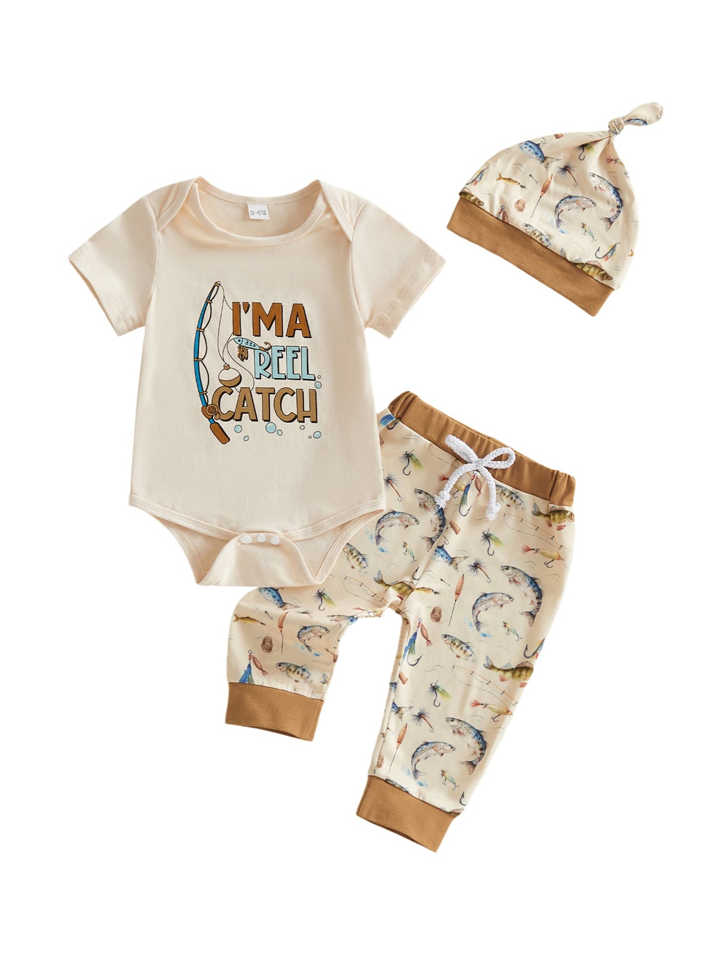 3-Piece Dinosaur Print Romper Set for Baby Girls Summer
