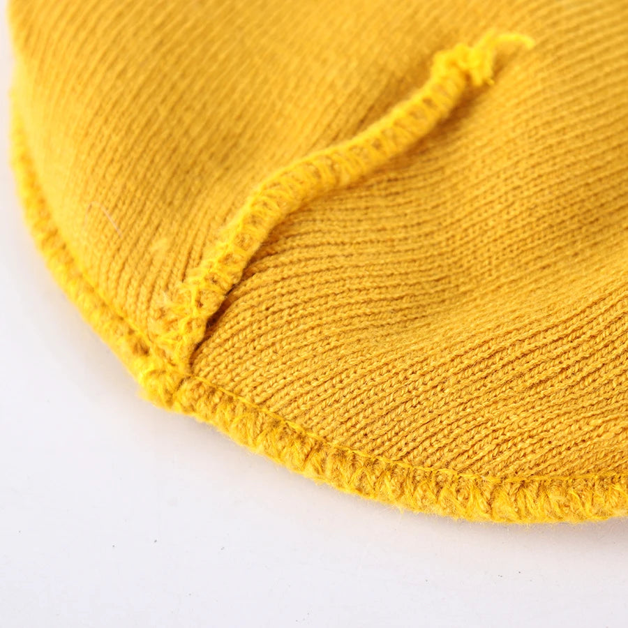 Langzhen Toddler Knit Beanie Hat Unisex Winter Warm Cap For 1 To 4 Years Old Children Soft Acrylic