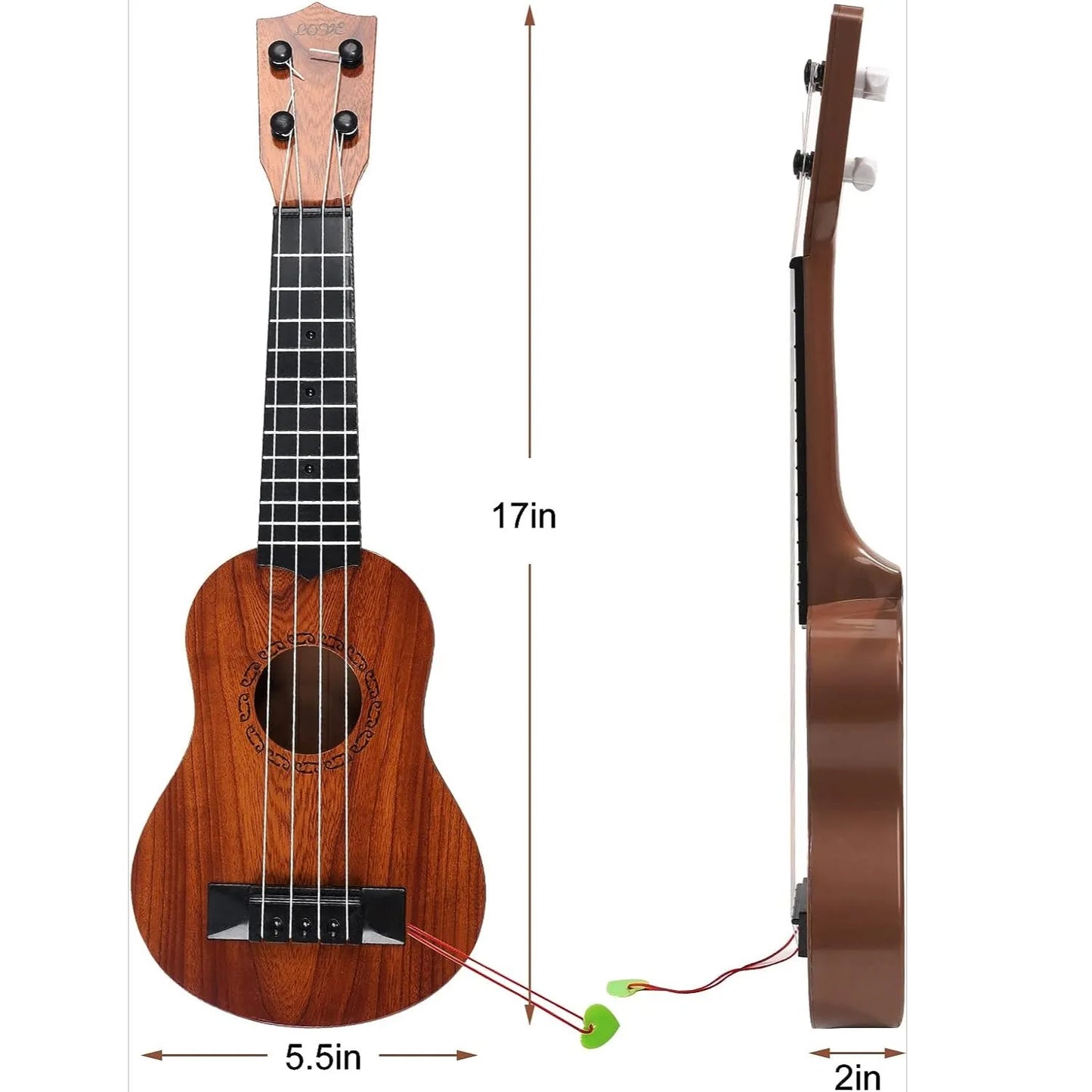 Kids Ukulele Guitar 4 String Educational Toy For Toddlers