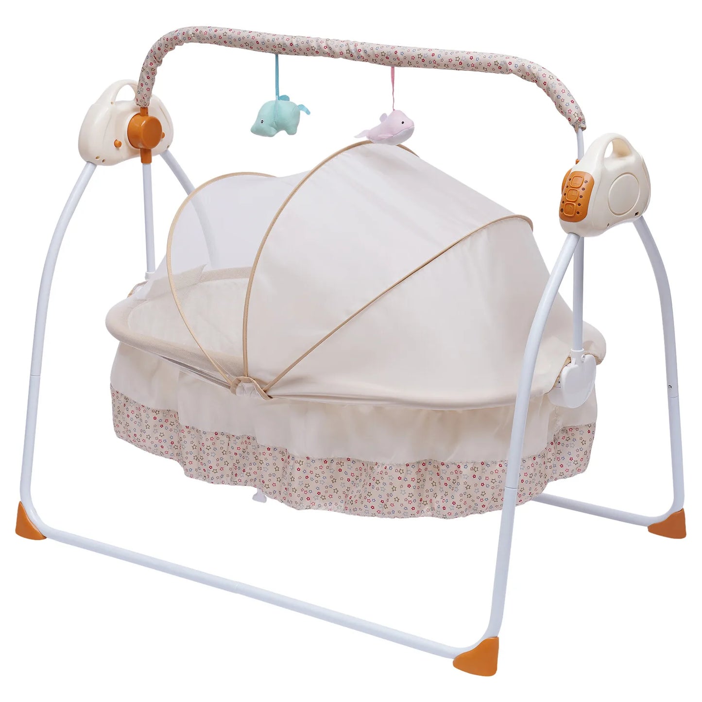 Hign Concerned Electric Baby Swing Cradle With Bluetooth