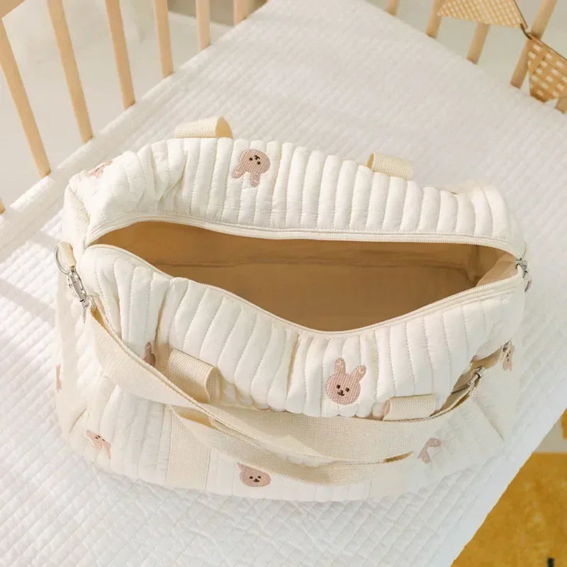 Mommy Bag Bear Diaper Tote For Maternity Travel And Stroller