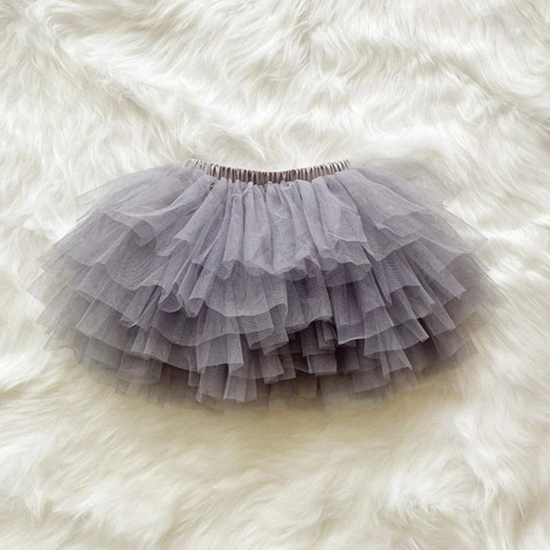 Zhejiang Baby Girls Tutu Fluffy Six Layers Princess Skirt