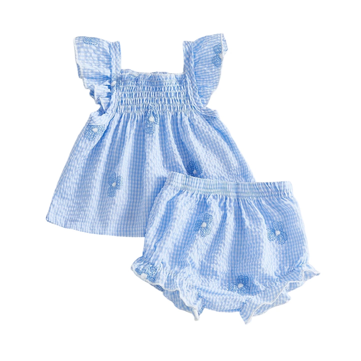 Floral Print Off Shoulder Ruffle Crop Top And Shorts Set