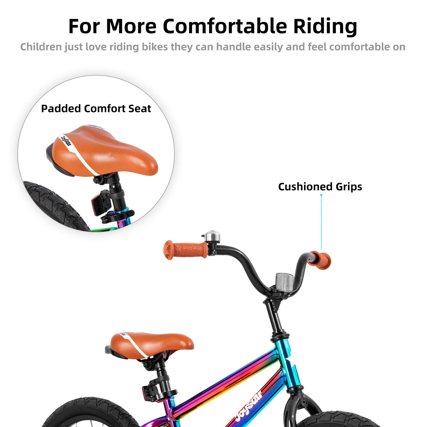 Joystar Kids BMX Style Bicycle With Training Wheels