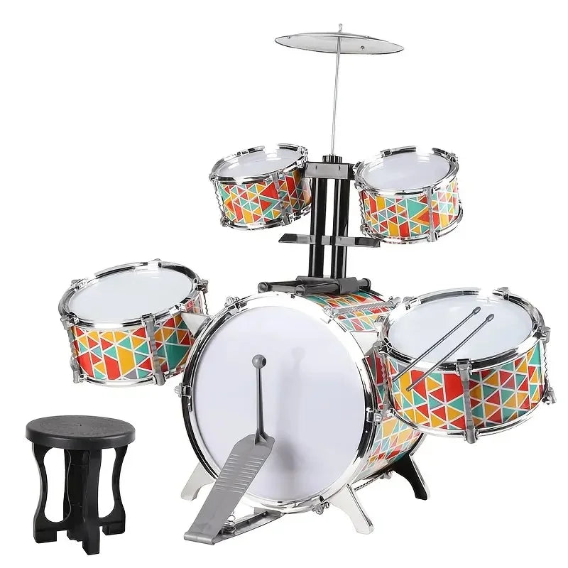 Children Drum Set Toy For Practice Percussion And Fun