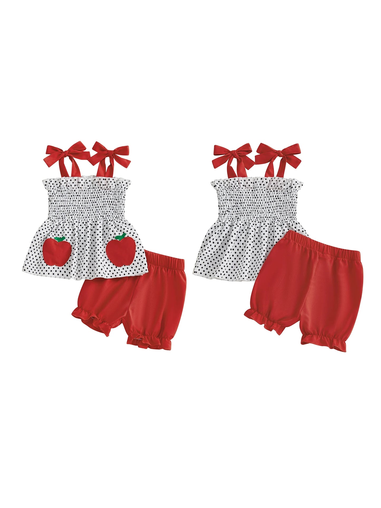 Toddler Girl Floral Sleeveless Top And Denim Shorts 2Piece Set