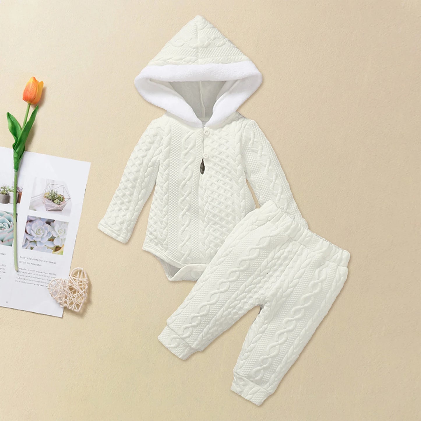 Toddler Girls 2 Piece Hoodie Jumpsuit Set With Leggings