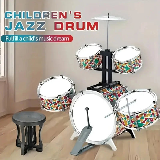 Children Drum Set Toy For Practice Percussion And Fun