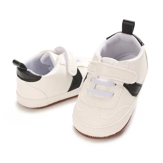 Pudcoco Infant Soft Sole Leather Sneakers For Unisex First Walkers