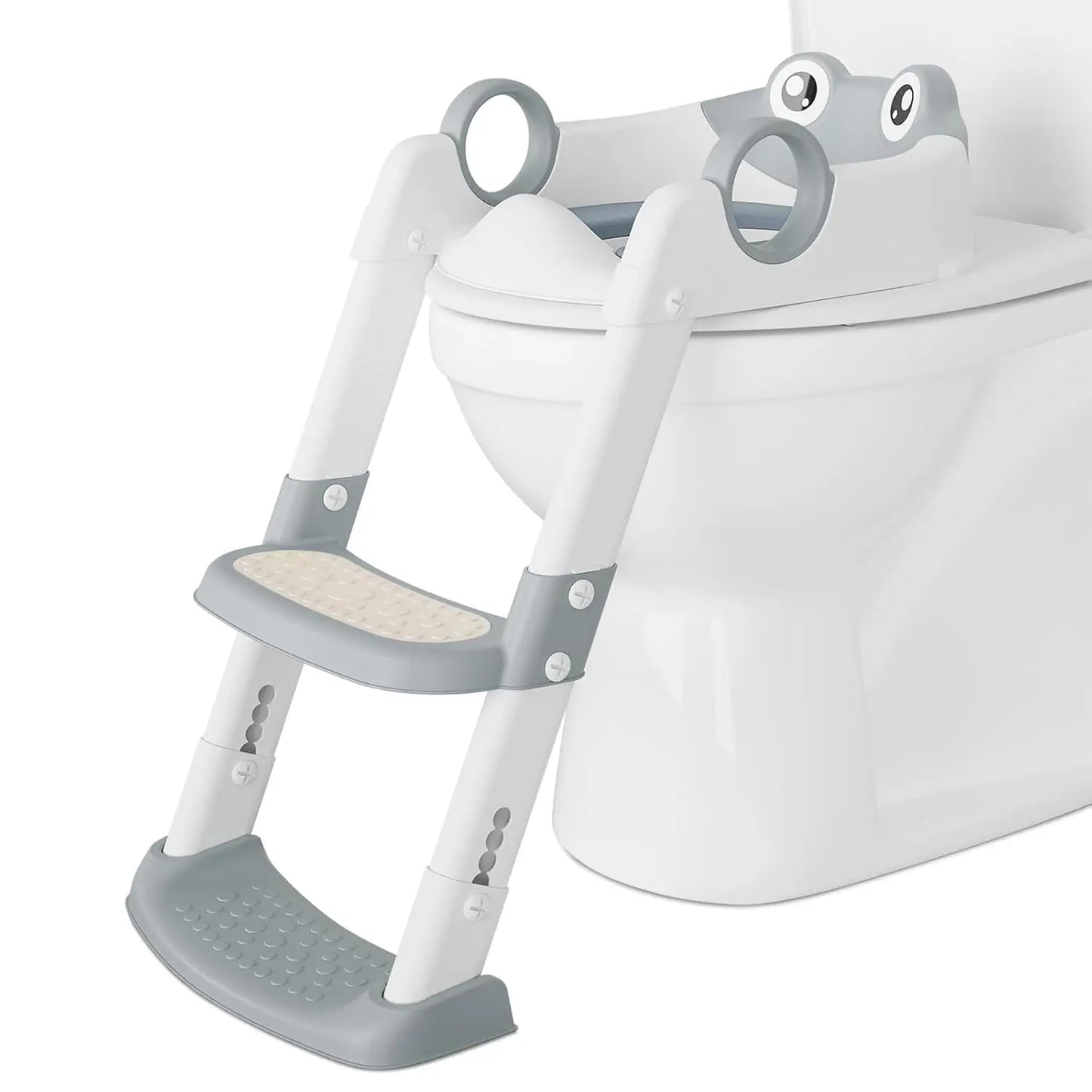 HiMISSG Potty Training Seat With Adjustable Height Stool