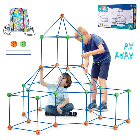 SucceBuy Fort Building Blocks Kit For Kids Creative Play
