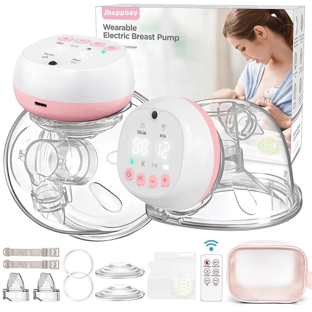 Hign-concerned Wearable Electric Breast Pump USB 1200mAh