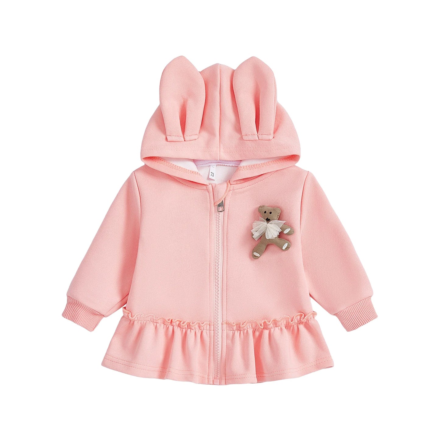 Guangdong Adorable Toddler Winter Coat With Faux Fur Hood Pom Pom Details Unisex Warm Jacket