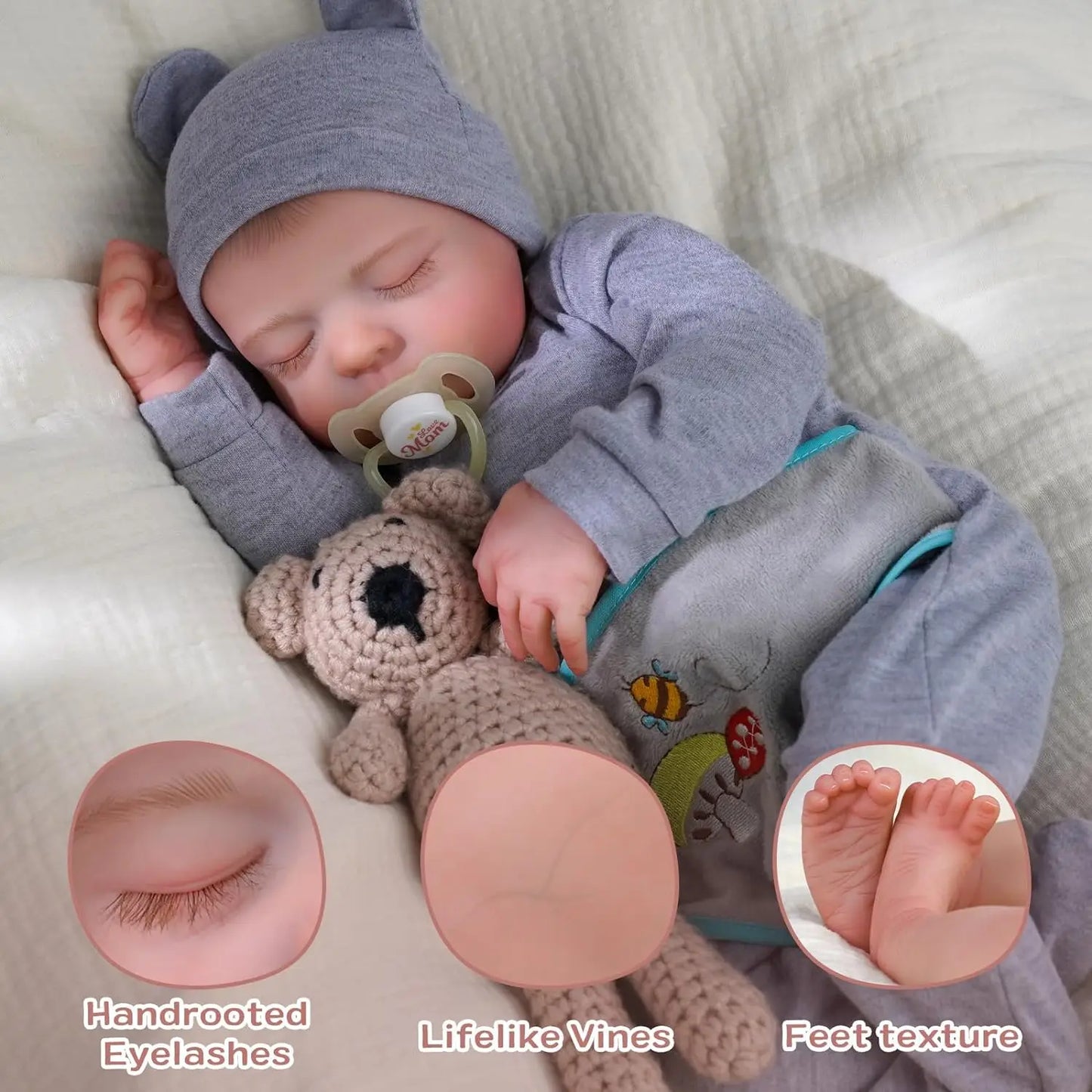 Guangdong Lifelike Reborn Baby Dolls Realistic Newborn Vinyl