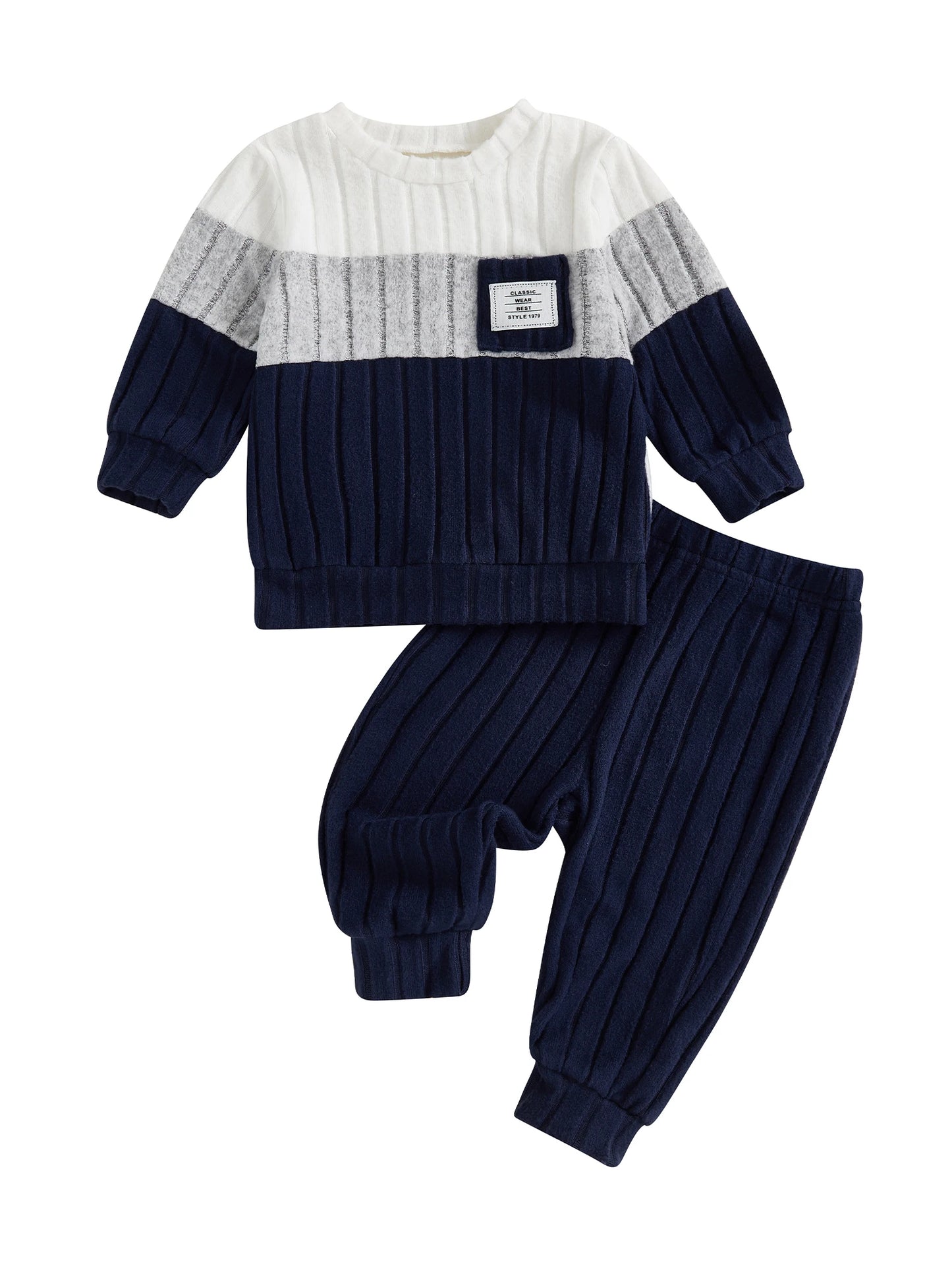 Guangdong Children Winter Microfleece Thermal Hooded Sweatshirt Jogger Two-Piece