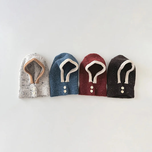 FAITOLAGICN Winter Kids Balaclava Hat ThermalInsulated Knitwear Windproof Scarf Beanie