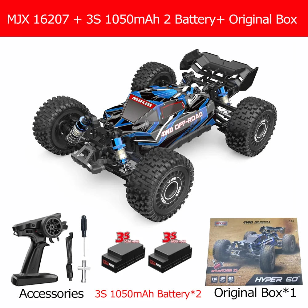 MJX Hyper Go Off Road RC Car 4WD Brushless Hobby Toy