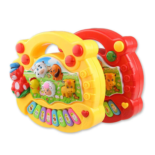 Baby Musical Toy Animal Sound Keyboard Electric Flashing Piano Educational