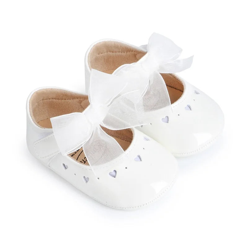 Guangdong Adorable Baby Mary Jane Flats With Heart Cutout