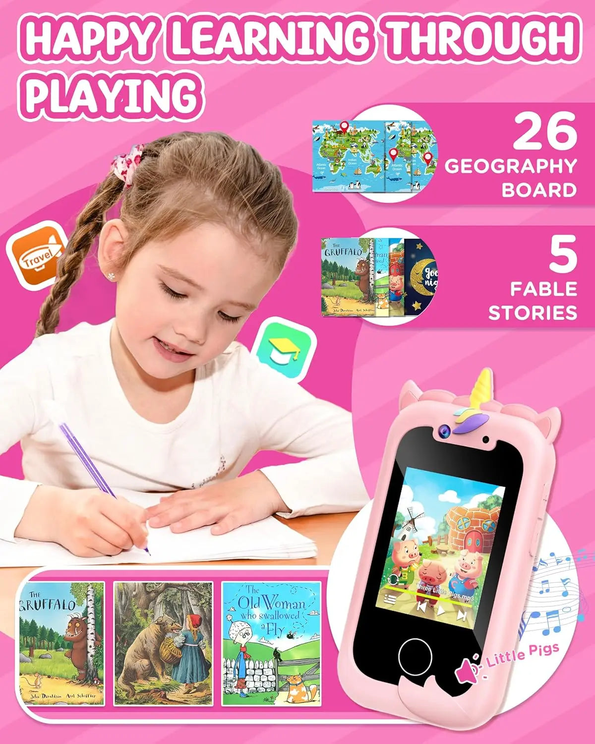 Guangdong Kids Smart Phone Toy Play Cell Phone Learning