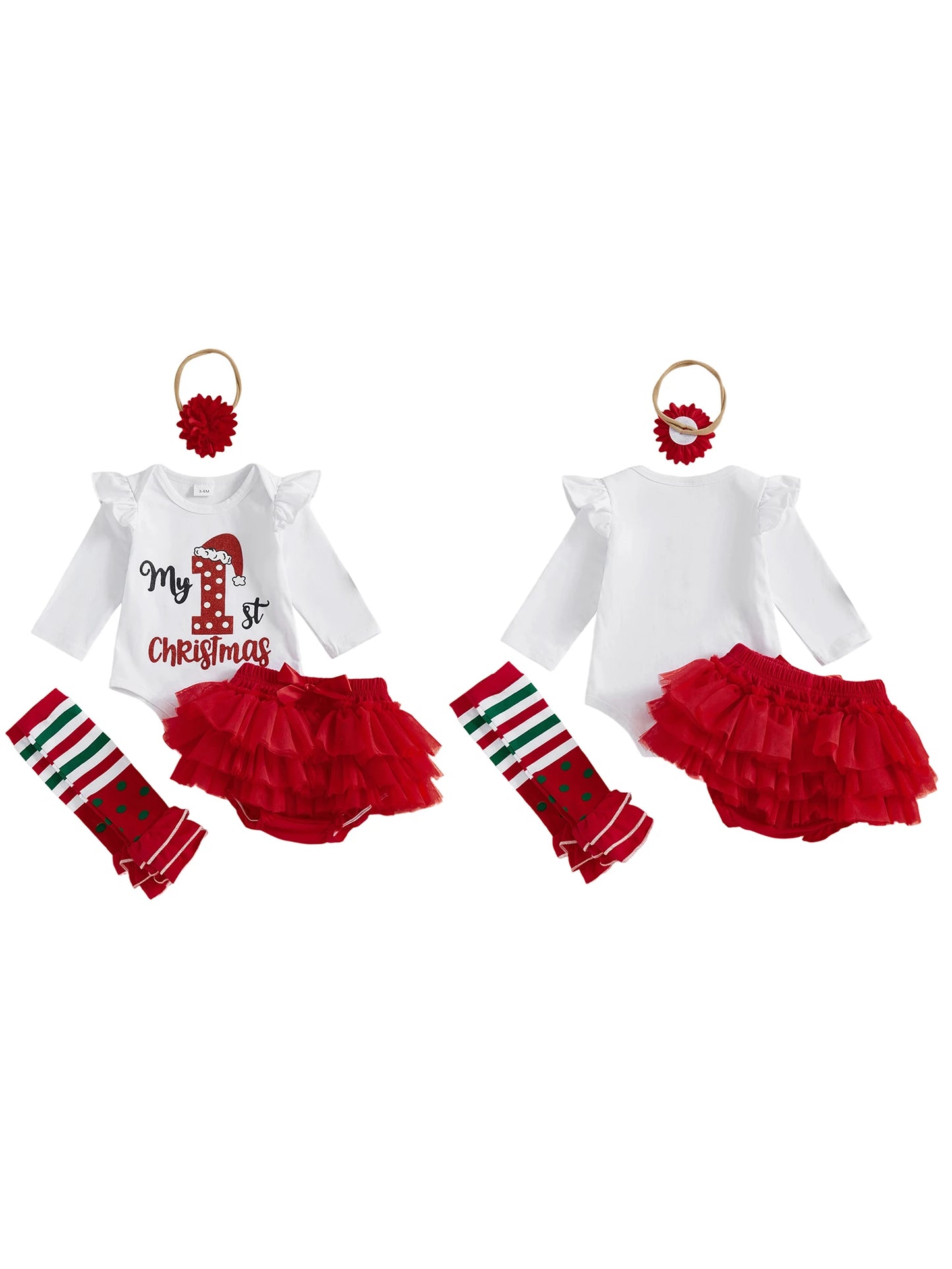 Guangdong CN Toddler Boy Christmas Plaid Shirt Bowtie Socks