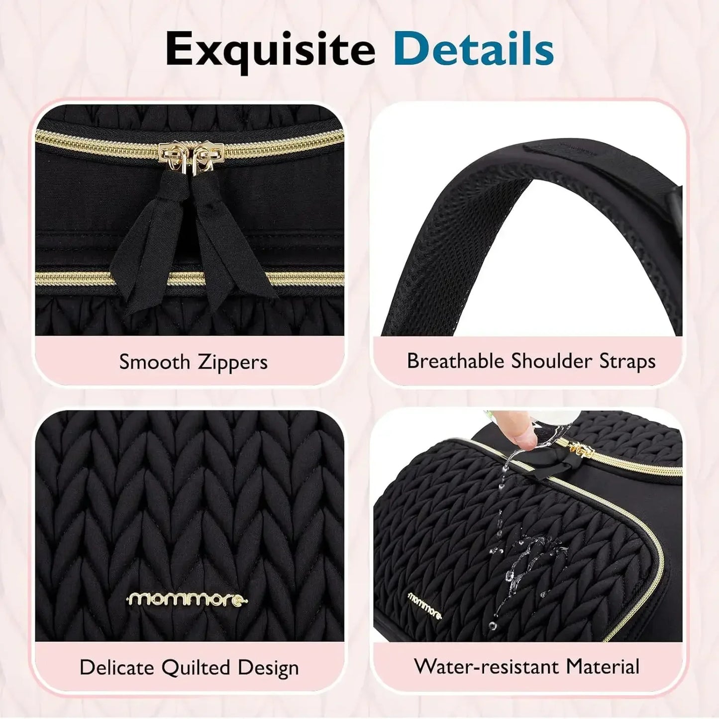 Large Capacity Mommy Diaper Bag Backpack For Stroller