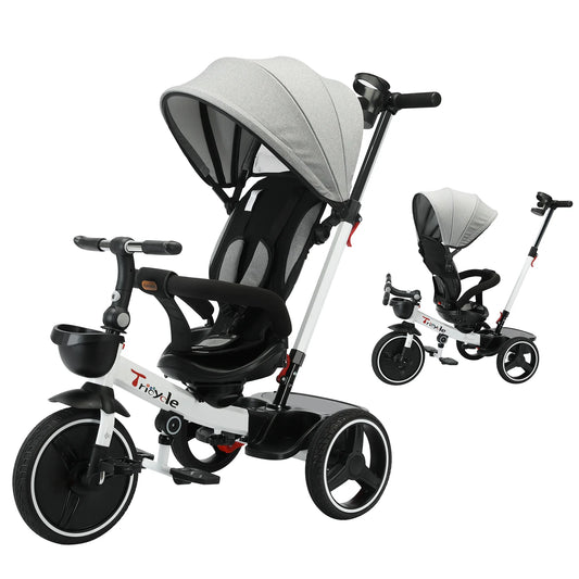 YEALEO Baby Stroller Tricycle Five In One Canopy Ride Bike