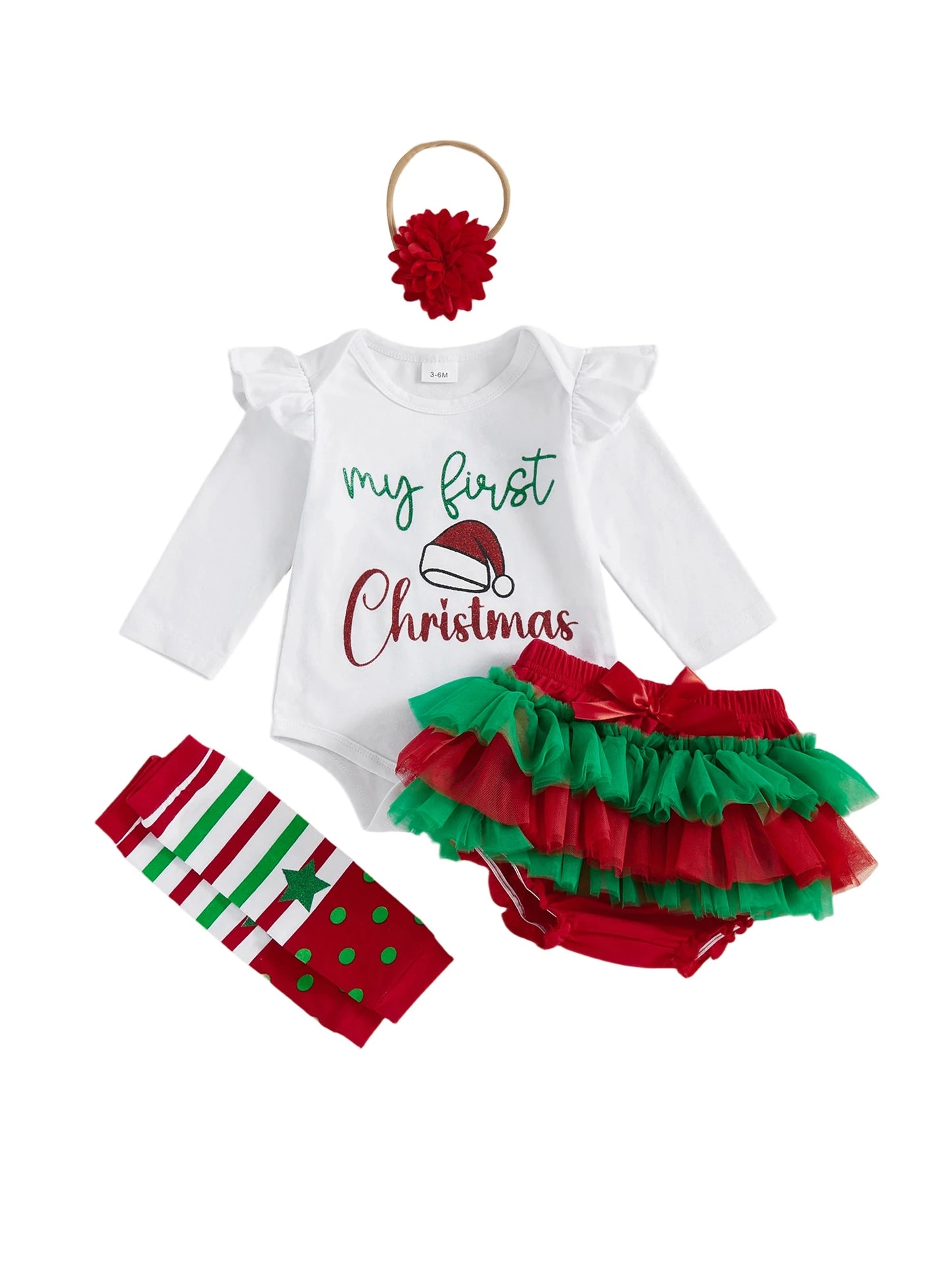 Guangdong CN Toddler Boy Christmas Plaid Shirt Bowtie Socks