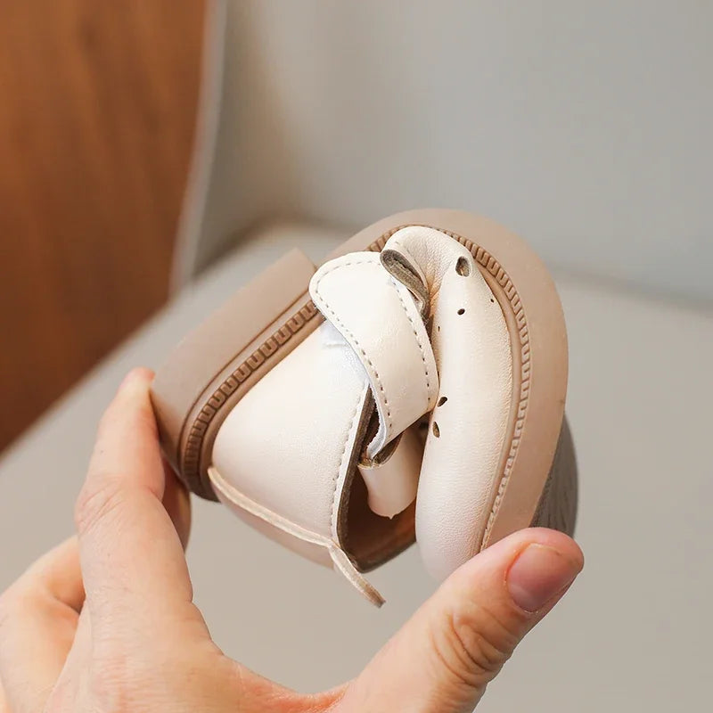 Unishuni T Strap Mary Jane Shoes Baby Girls Hollow Flats