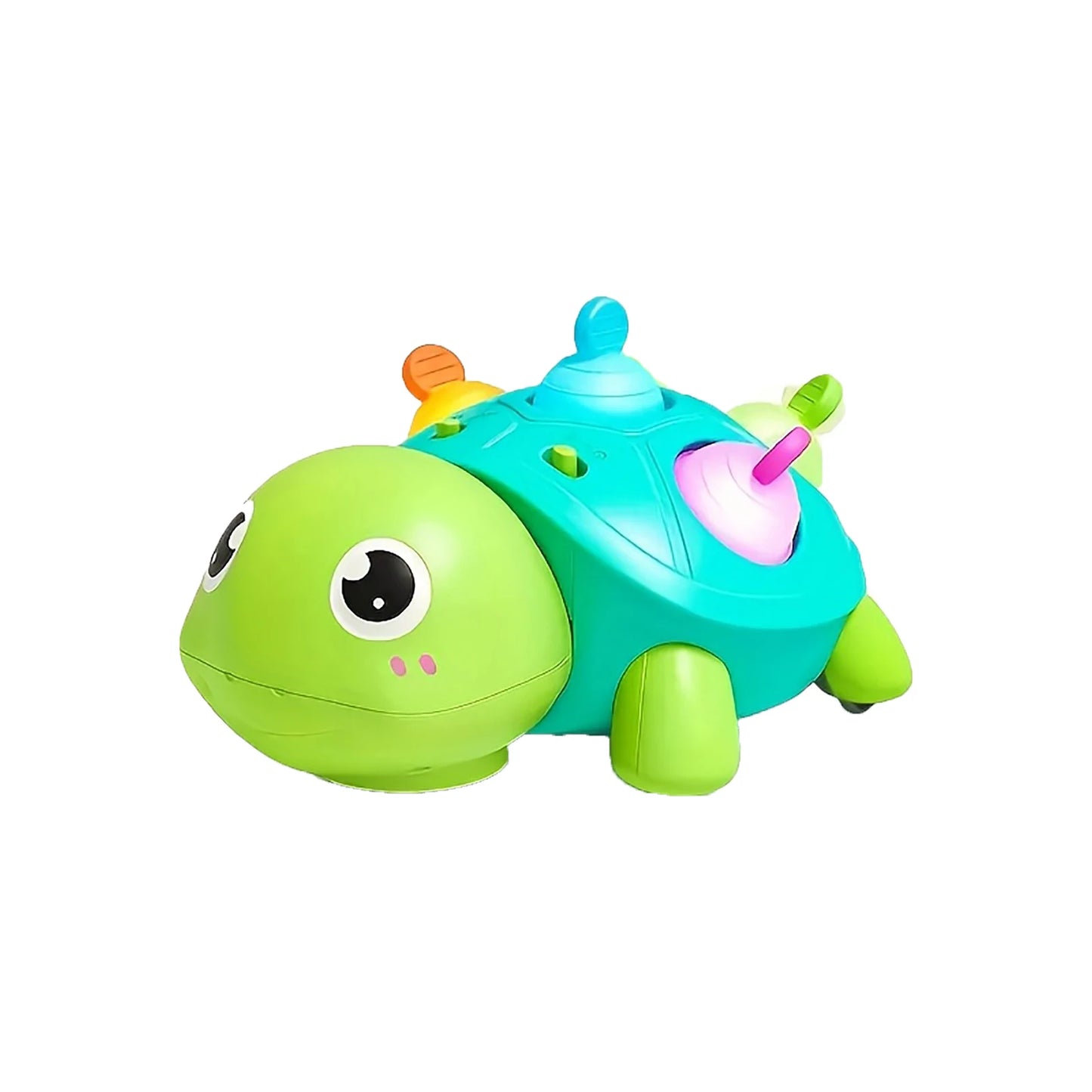 Puzzle Music Obstacle Turtle Toy For Baby Learning To Walk